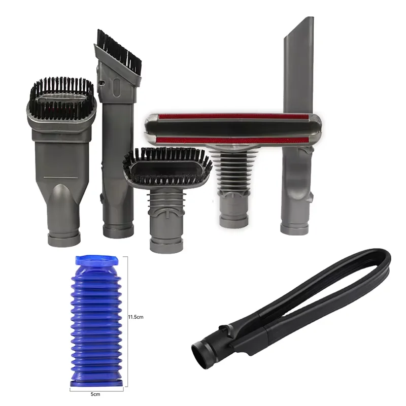 

For Dyson Vacuum Cleaner Accessory Suction Head V6 DC35/45/52/58/dx901 Brush Head Kit Replacement 7Pcs/Set