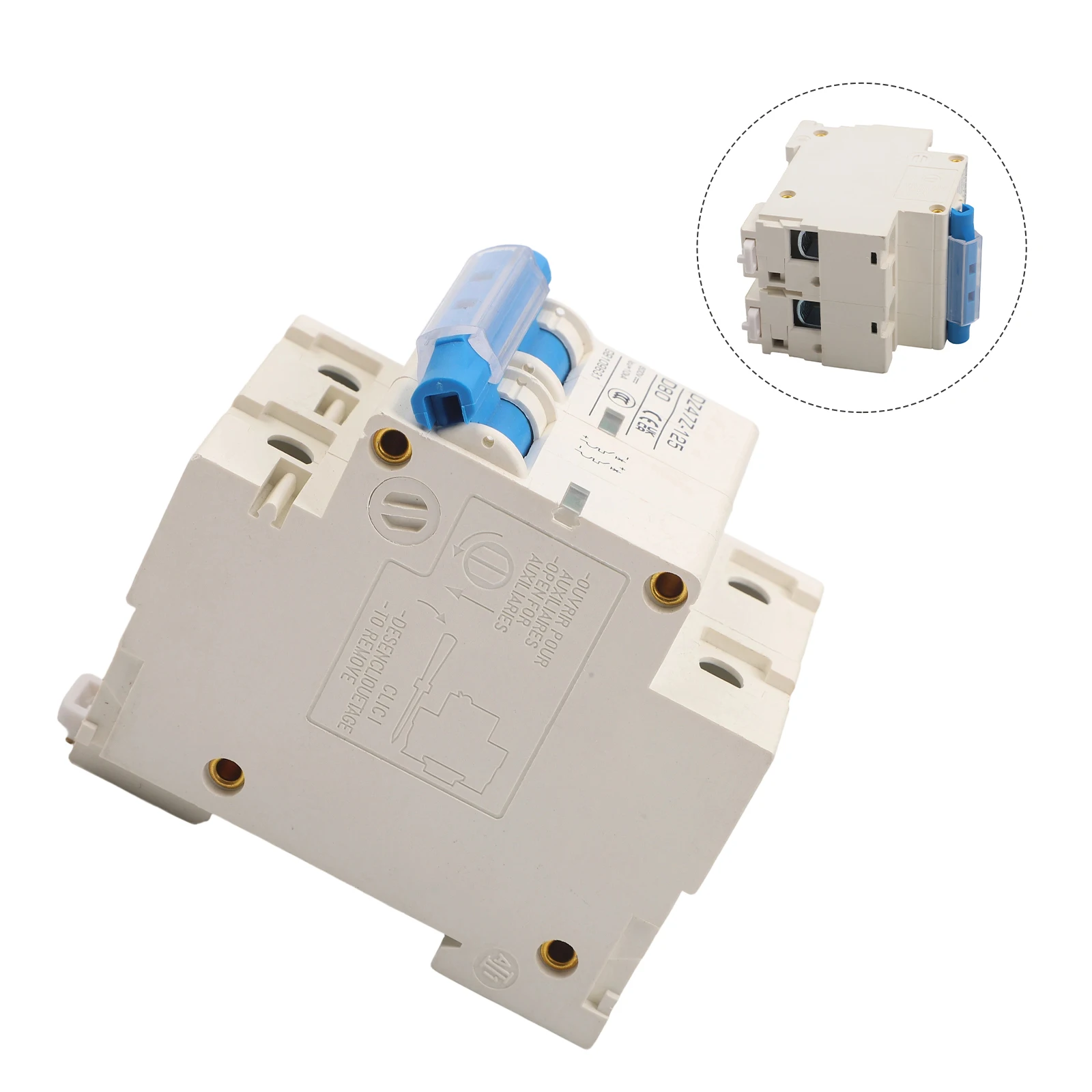 Electronic Product Circuit Breaker Postal Service Transportation 2P 600V 80A Characteristic Curve Solar PV 125A For Solar PV