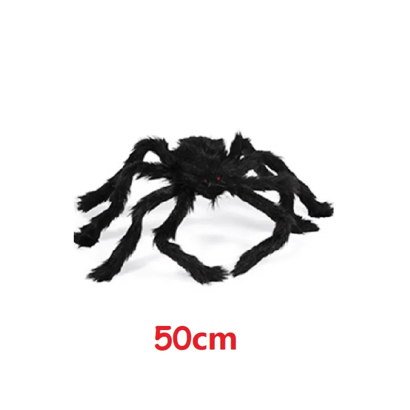 150/200cm Halloween Plüsch Simulation Spinne bunte schwarze Geist Haus Bar beängstigend große Spinne Outdoor Dekor Requisiten Spinnennetz