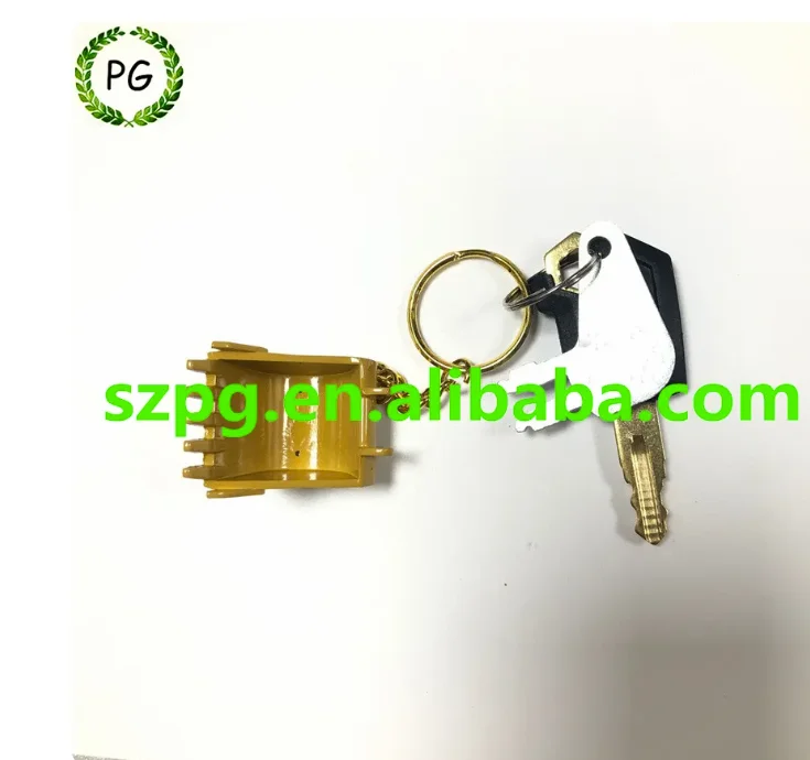 

5P8500 key + 8H5306 Key + Bucket Keychain для гусеничного экскаватора и тяжелого оборудования