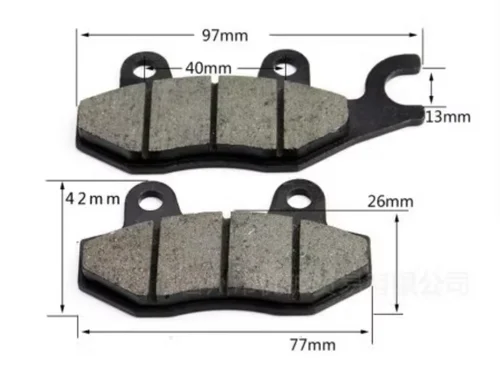 Imagen 2 del producto Pastillas de freno de motocicleta de 150cc, pastilla trasera delantera para Benelli TNT150 TNT150i TNT 150 150i