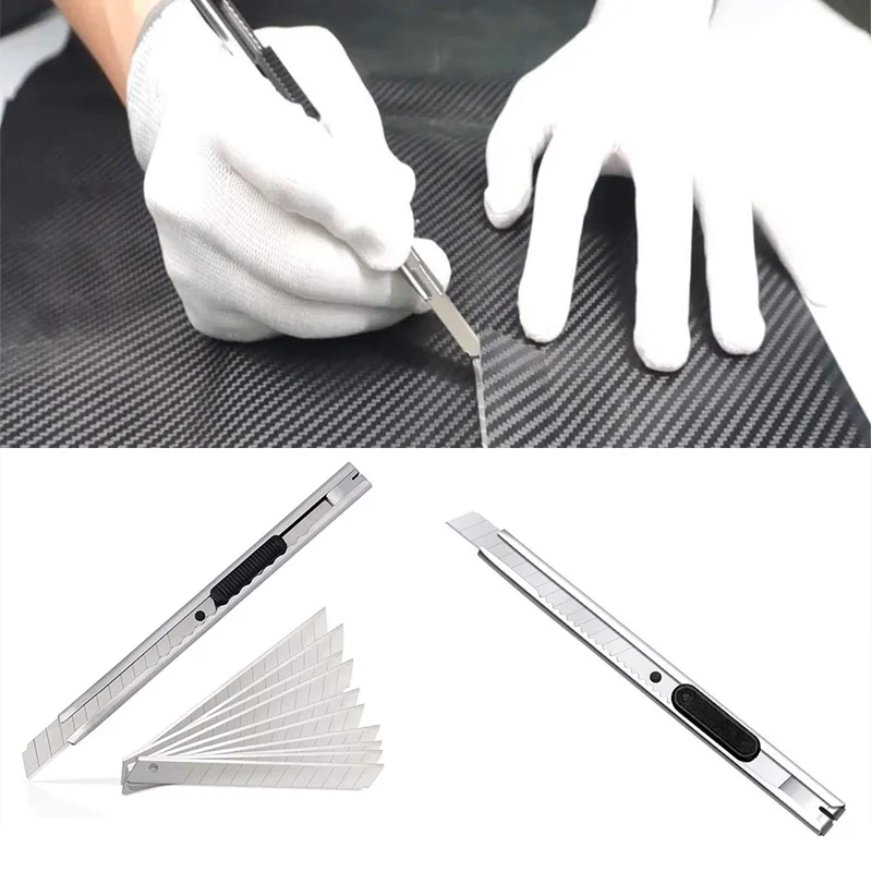 Autofensterfolien-Tönungswerkzeuge, professionelles Installationsset für Vinylfolien mit Rakelern, Gummischaber, Allzweckmesser und Klingen – Detail 9