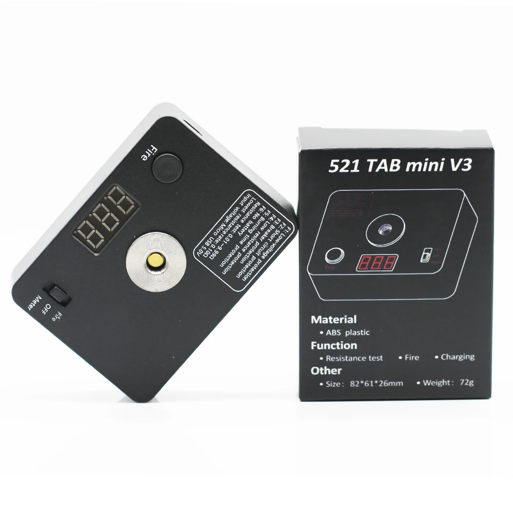 521 TAB Mini Coil Burning Measure Building Platform V3 Ohm Resistance Tester