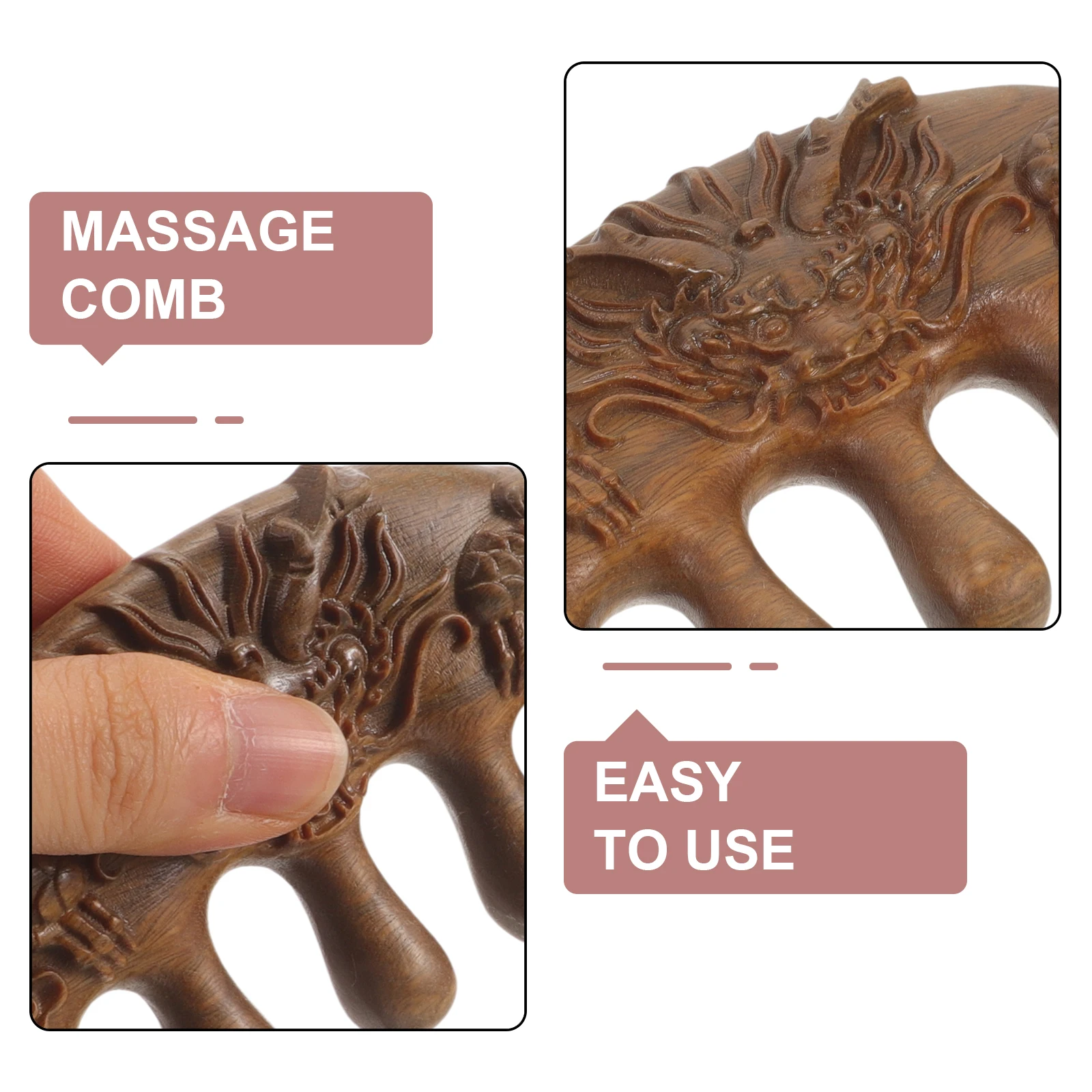 

Расческа из зеленого сандалового дерева, резьба ручной работы, стимуляция кожи головы, распутыватель широких зубов для женщин, ежедневное использование, уход за волосами