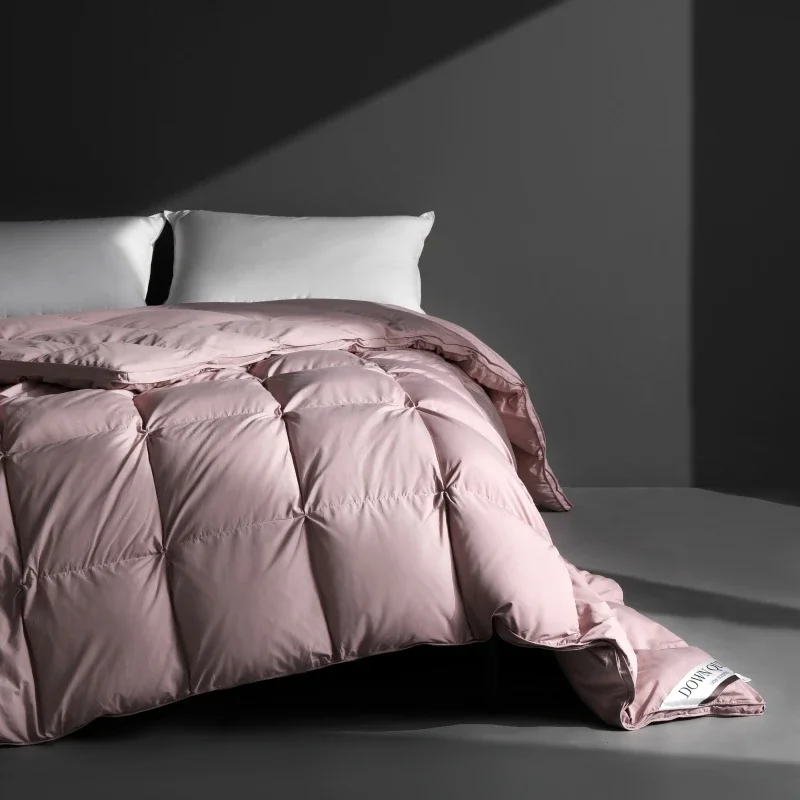 

거위털이불 Feather bedspread Winter Cotton Goose Down QuiltSummer and Winter Duvet Filled with Feather Silk Cotton Comfortable