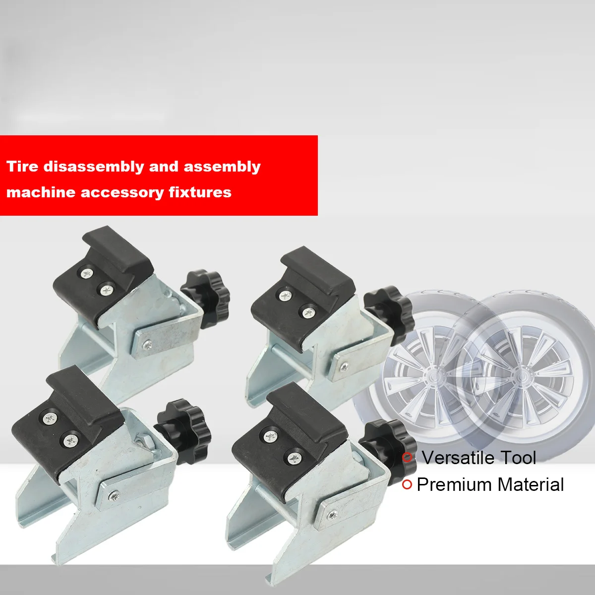 4PCS Tire Changer Adapter Kit Tire Changer Machine Motorcycle Metal High Hardness Adapter For Dirt Bike Car ATV Motorcycle