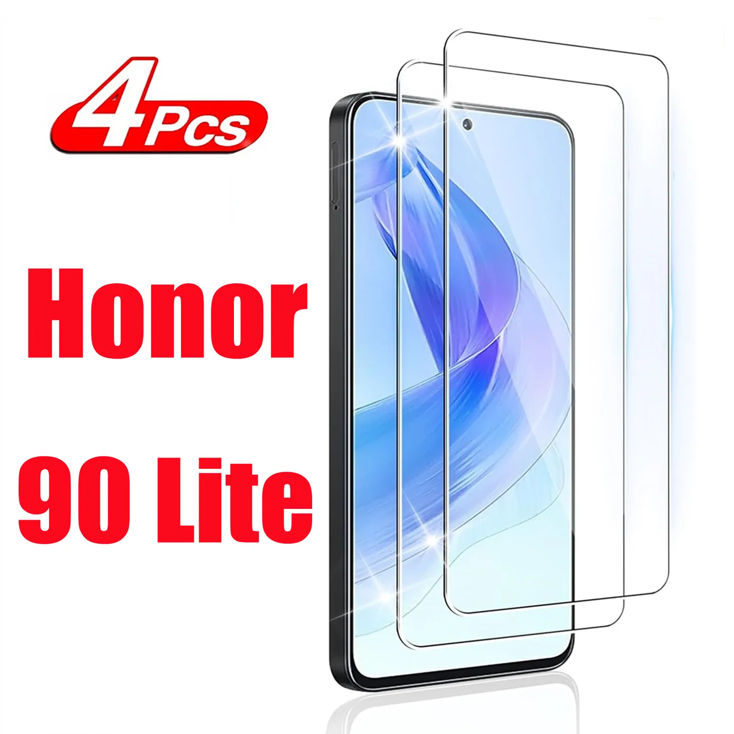 

2/4Pcs For Honor 90 Lite Screen Protector Glass Film For Honor 90lite Tempered 9H Glass For Honor 90 Lite Glass