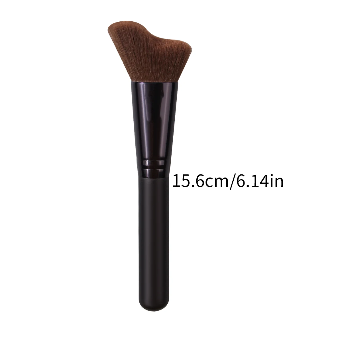 1 pieza de nuevo pincel para polvos suaves de forma irregular, una herramienta de maquillaje multiusos diseñada específicamente para el maquillaje
