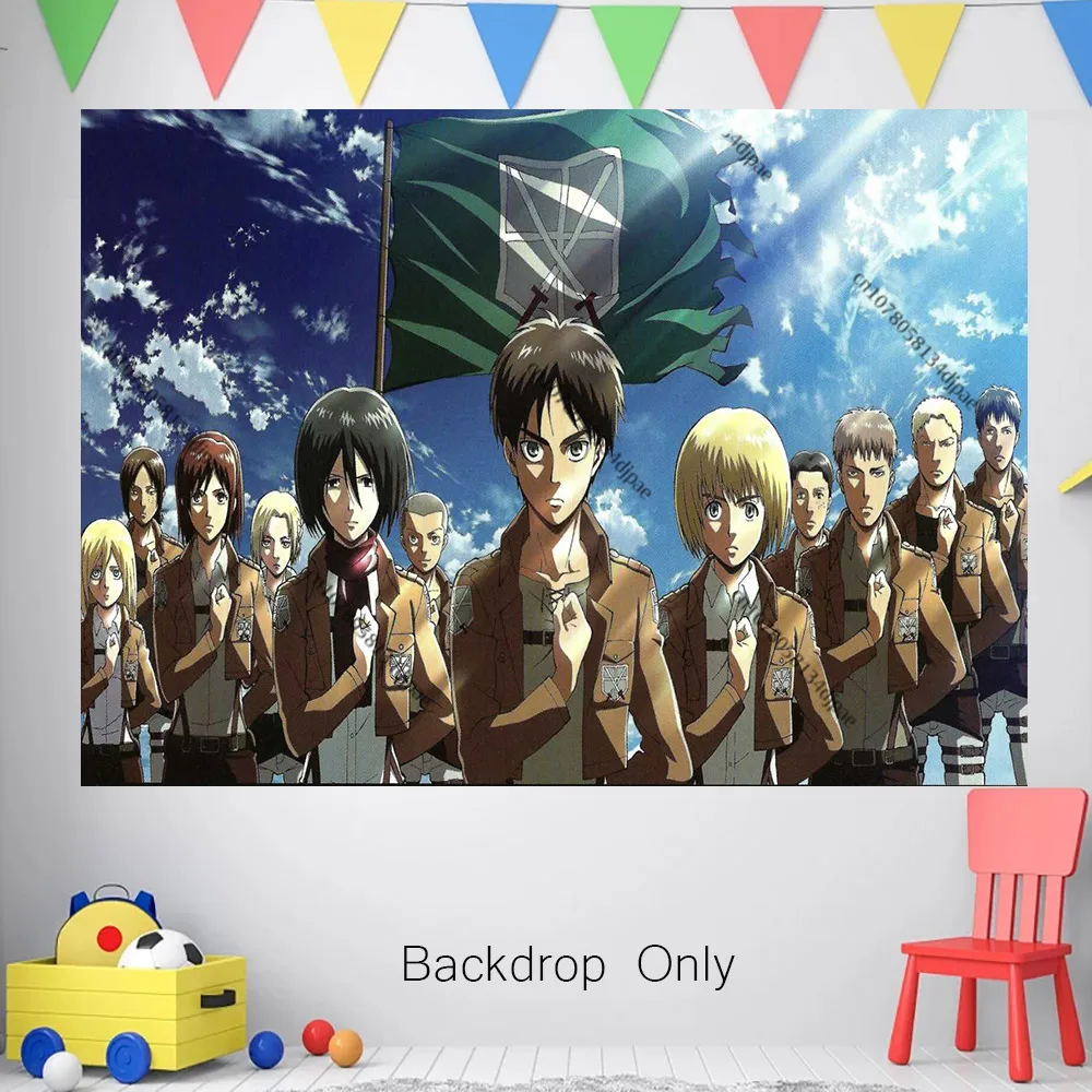 ataque-em-tita-festa-pano-de-fundo-menino-crianca-aniversario-fundo-fotografia-eren-yeager-‌-poster-do-fornecedor-de-decoracao-de-banner-fotografico-﻿