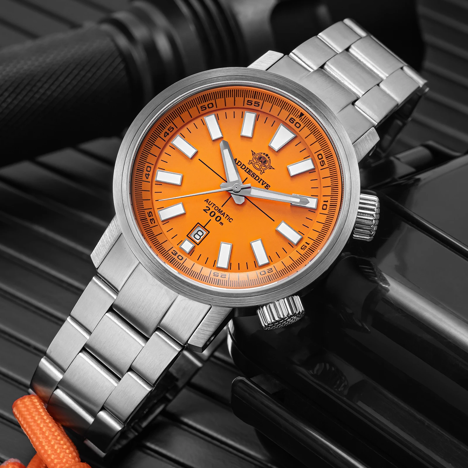 

ADDIESDIVE Japan 8215 Men's Diver Automatic Mechanical Watch 20Bar Waterproof Sapphire Glass Watches Super Luminous Wristwatch