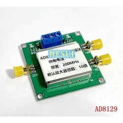 AD8129 Module 200MHz RF Differential receiver amplifier module RF Differential to Single-ended amplifier module Low distortion