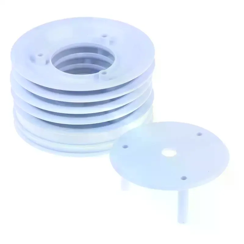 6-10 Floors ABS Weather Station Shelter Louver Box for Empty Instrument Easy Setup Ventilated Outdoor Monitoring Case