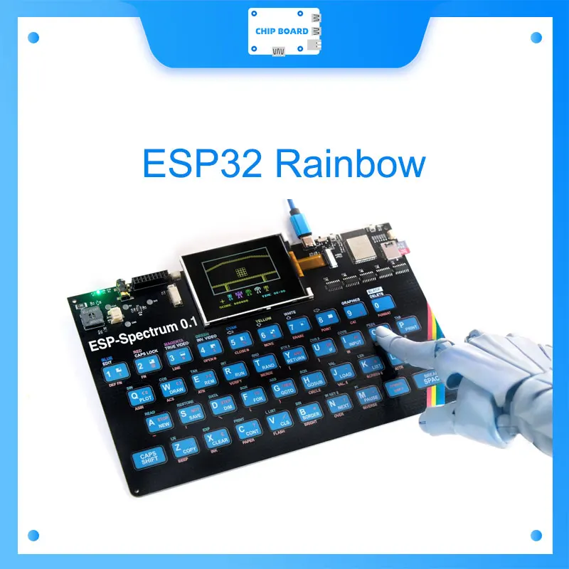 

ESP32 Rainbow SBC: Эмулятор спектра ZX со встроенной клавиатурой и дисплеем