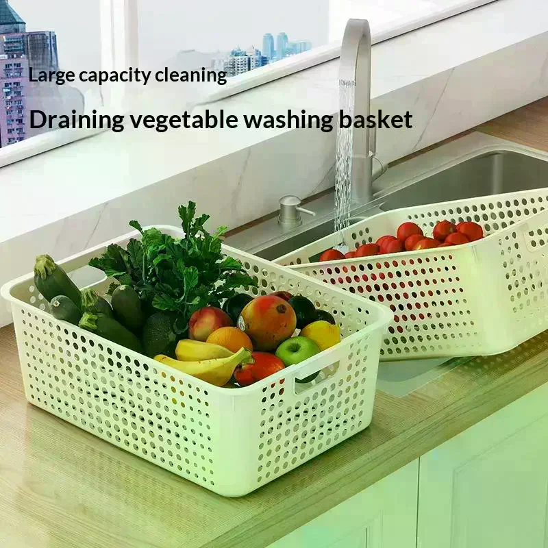 Stackable Pantry Bin - Stackable Vented Plastic Storage Baskets With