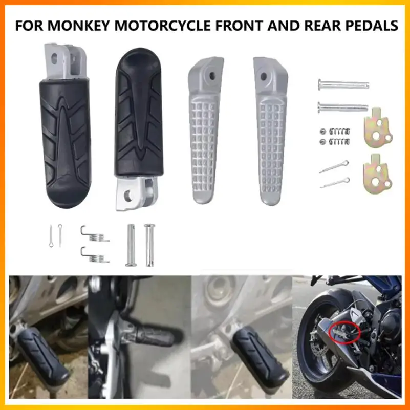 

1 пара мотоциклетных подножек, задние и передние мотоциклетные педали, педали из алюминиевого сплава для большинства мотоциклов