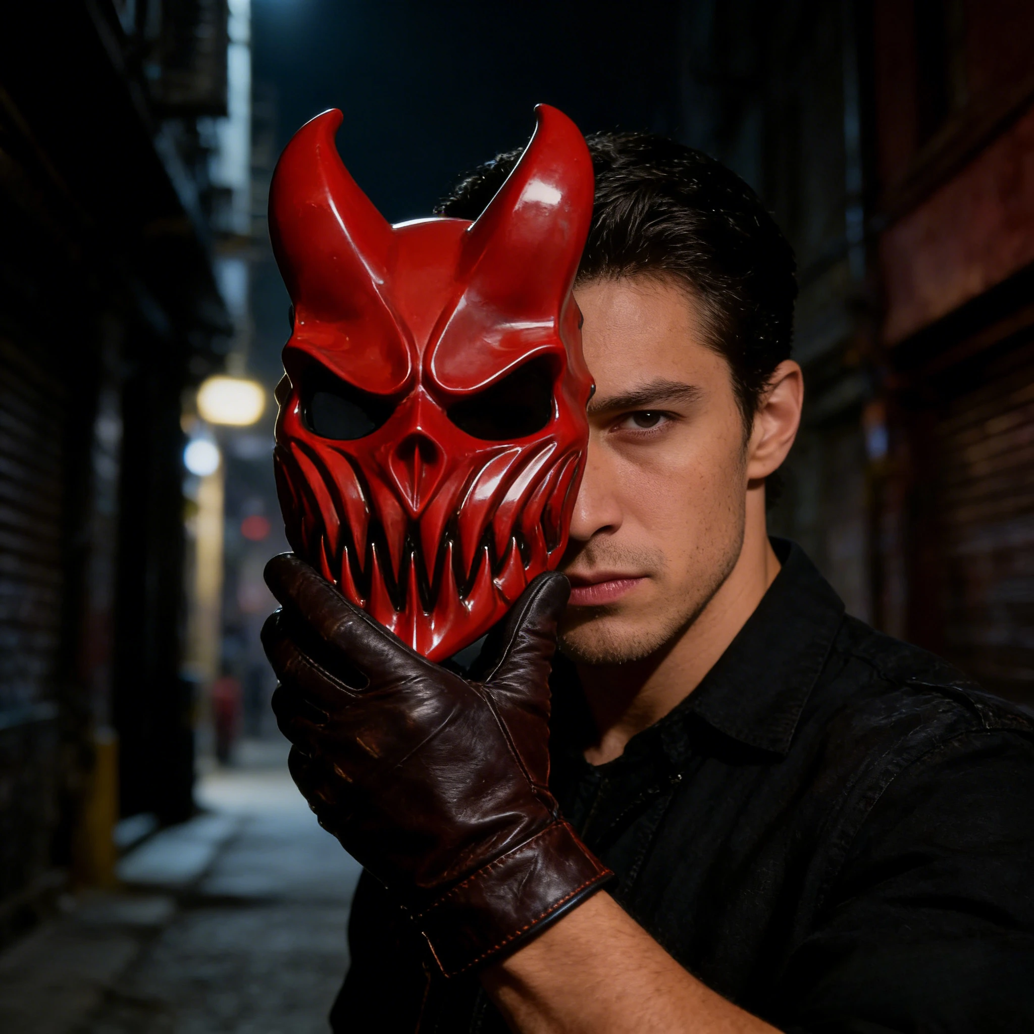 Cosplay Prop Foam - Маска из ПВХ с подвижной челюстью