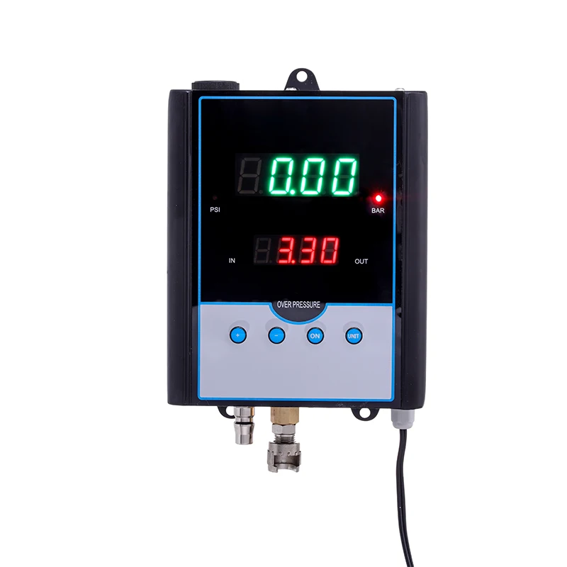 85-250V Wall Hung Fully Automatic Tire Inflator Automotive LED Display Pressure Inflation Tools For Gas Station