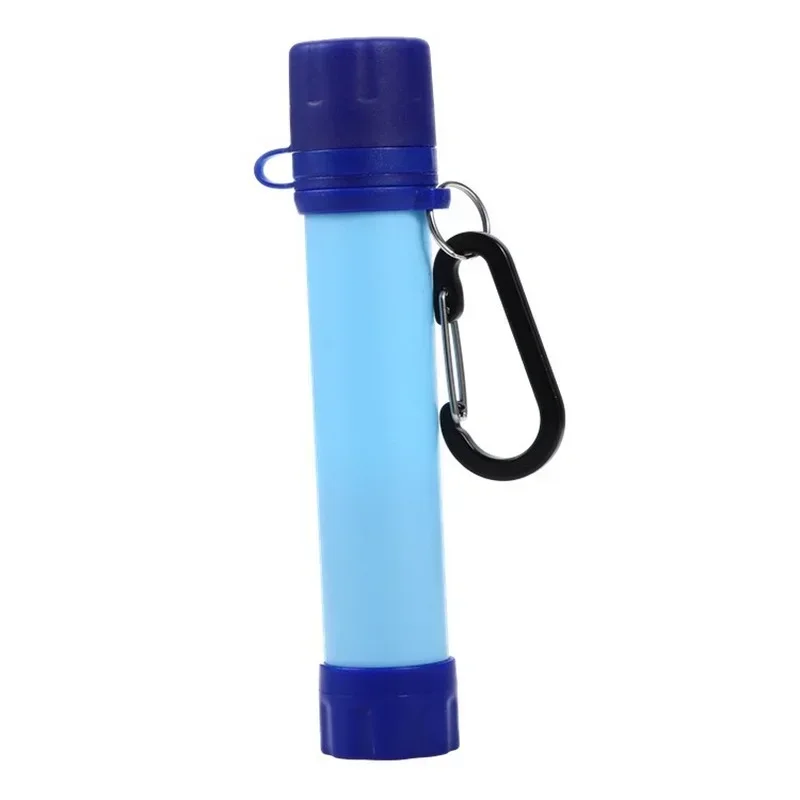 2024 New Outdoor  Emergency Survival Equipment Field Portable Life Straight Drinking Straw Filter Outdoor Water Purifier