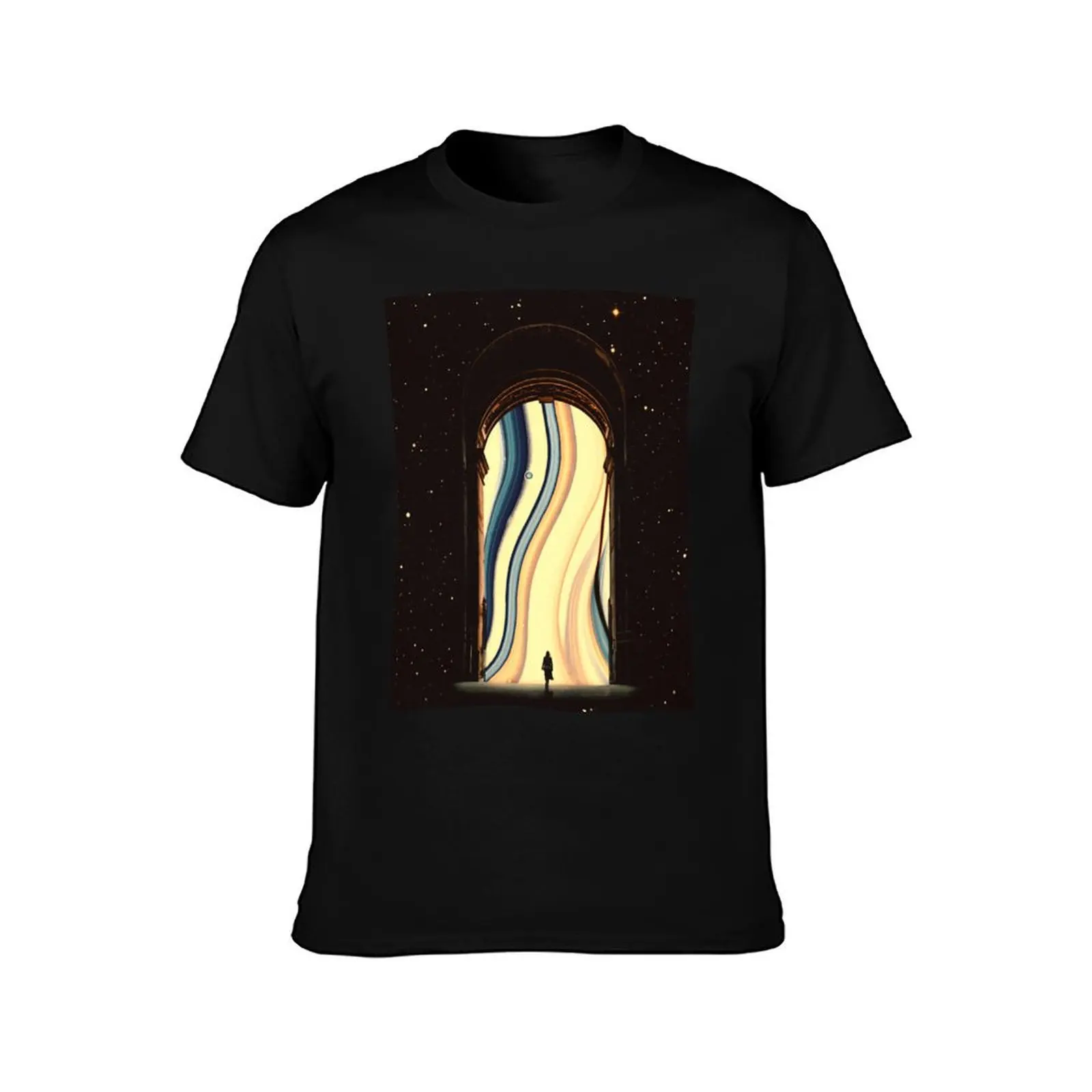 Portal To Another Dimension T-Shirt Basic All Season Solid T-Shirt