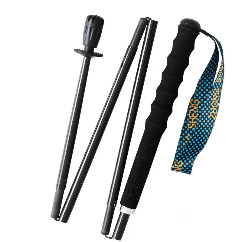 

Adjustable Trekking Pole Carbon Fiber Ultralight Strong Hiking Staff For Long Distance Trekking Outdoor Adventure Gear