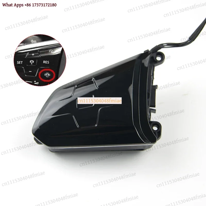 Multi-function Steering Wheel Button LCD Switch Compatible With Golf 8 T-roc Passat B8 Teramont Tiguan L Auto Parts