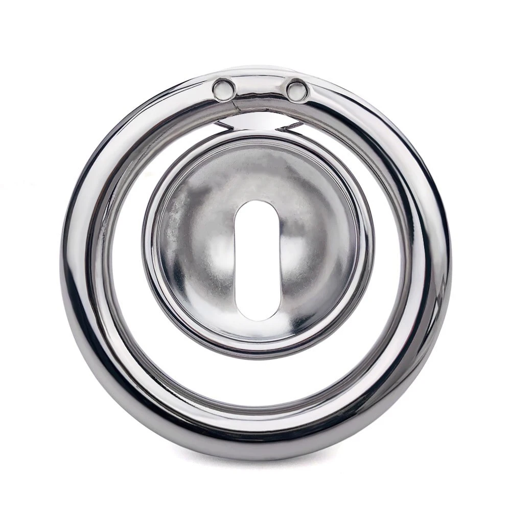 FRRK سلبي ذكر حزام العفة جهاز المسمار عرافة قفل قفص مع حلقة القضيب المستديرة BDSM أدوات الجنس القضيب للرجل Femboy 18 + #5