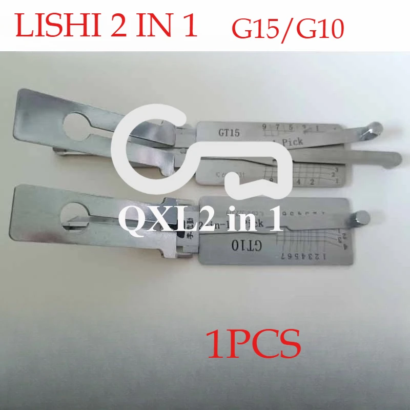 

1PCS Lishi GT10 GT15 2-in-1 Pick & Decoder for Fiat 2 in1 Tools Car Lock Picking Lishi Auto Door Open Too for Lishi Set Complete