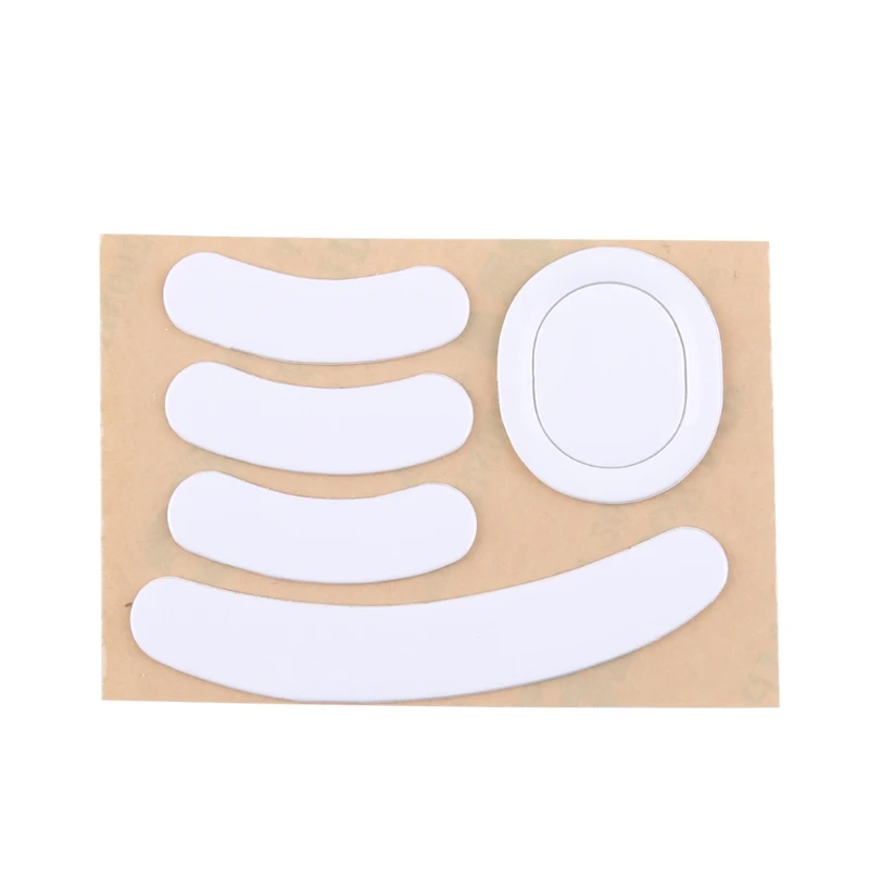 Pés mouse com borda curva patins para pés mouse para jogos sem fio