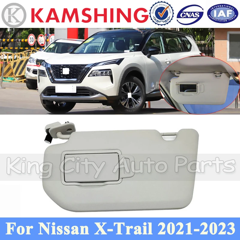 

CAPQX Sunshade Sun Visor For Nissan X-Trail Xtrail 2021-2023 Hybrid Version Sunvisor with Makeup Mirror Accessories