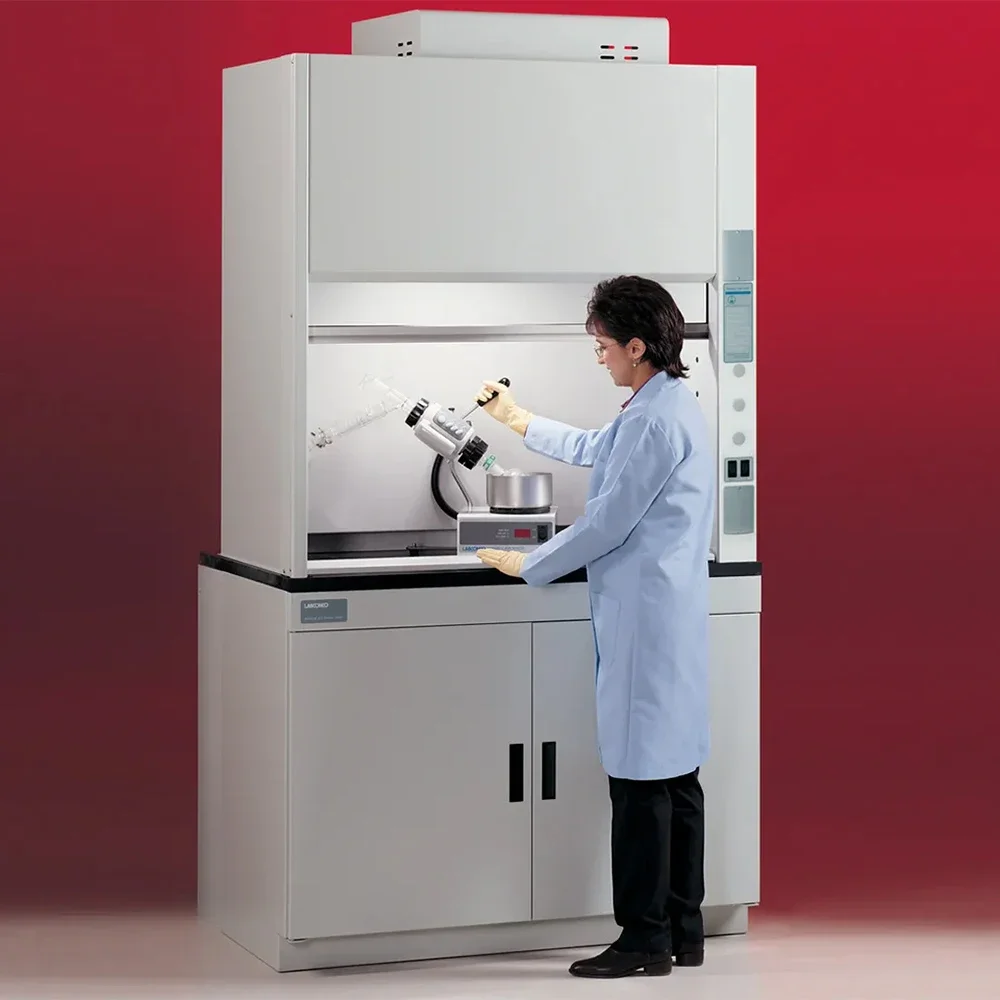 Factory Directly Sale Chemical Exhaust Color Customized Lab Used Steel Fume Hoods With Internal Scrubber