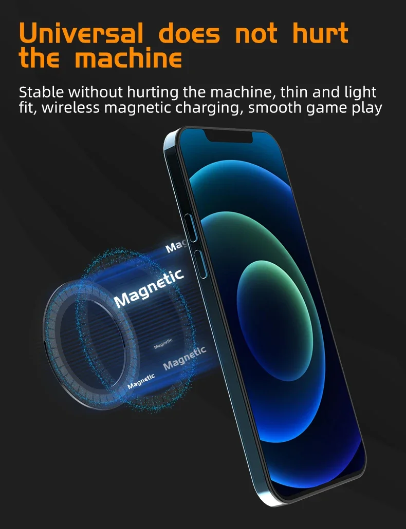 Strong Magnetic Metal Plate Universal Pad Sticker Mount Magnet Stand For IPhone13 14 15 Series Wireless Charger Car Phone Holder