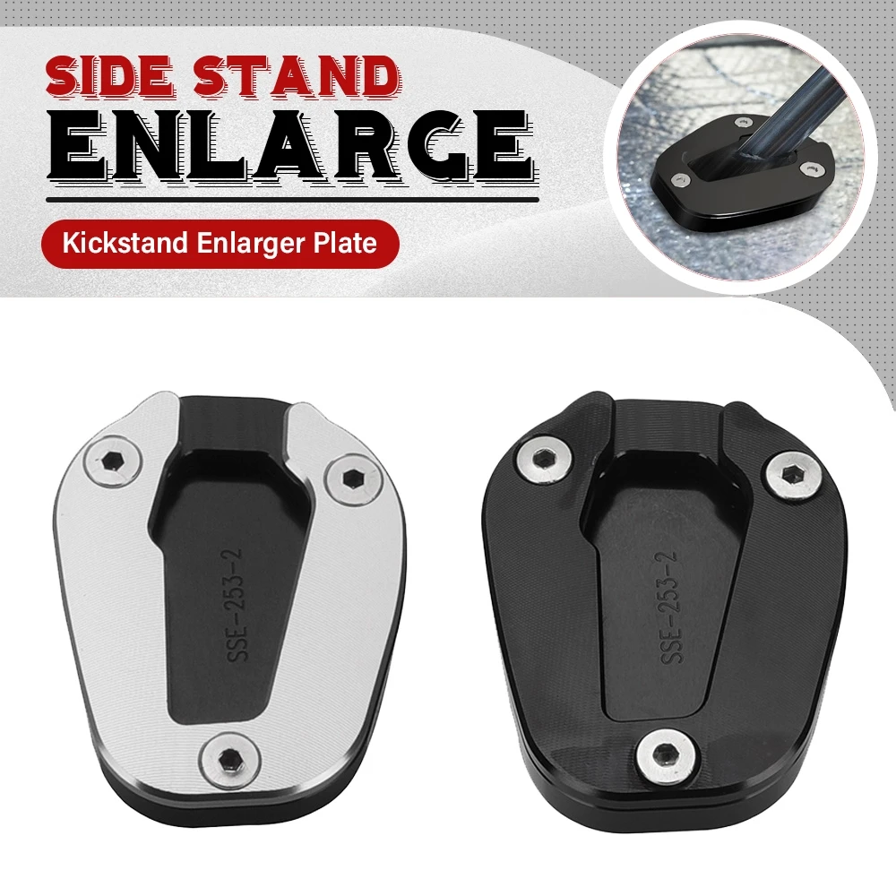 

For Honda CBR1000RR-R Fireblade SP CBR 1000RR-R 2020-2024 2025 Kickstand Extension Motorcycle Foot Side Stand Enlarge Plate Pad