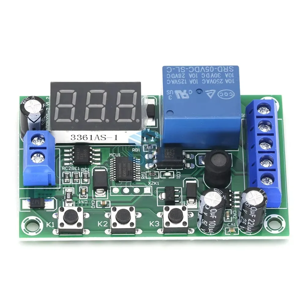 DC Current Detection Module Relay Digital Display Overcurrent Alarm Switch Controller Motor Stall Protection 12V