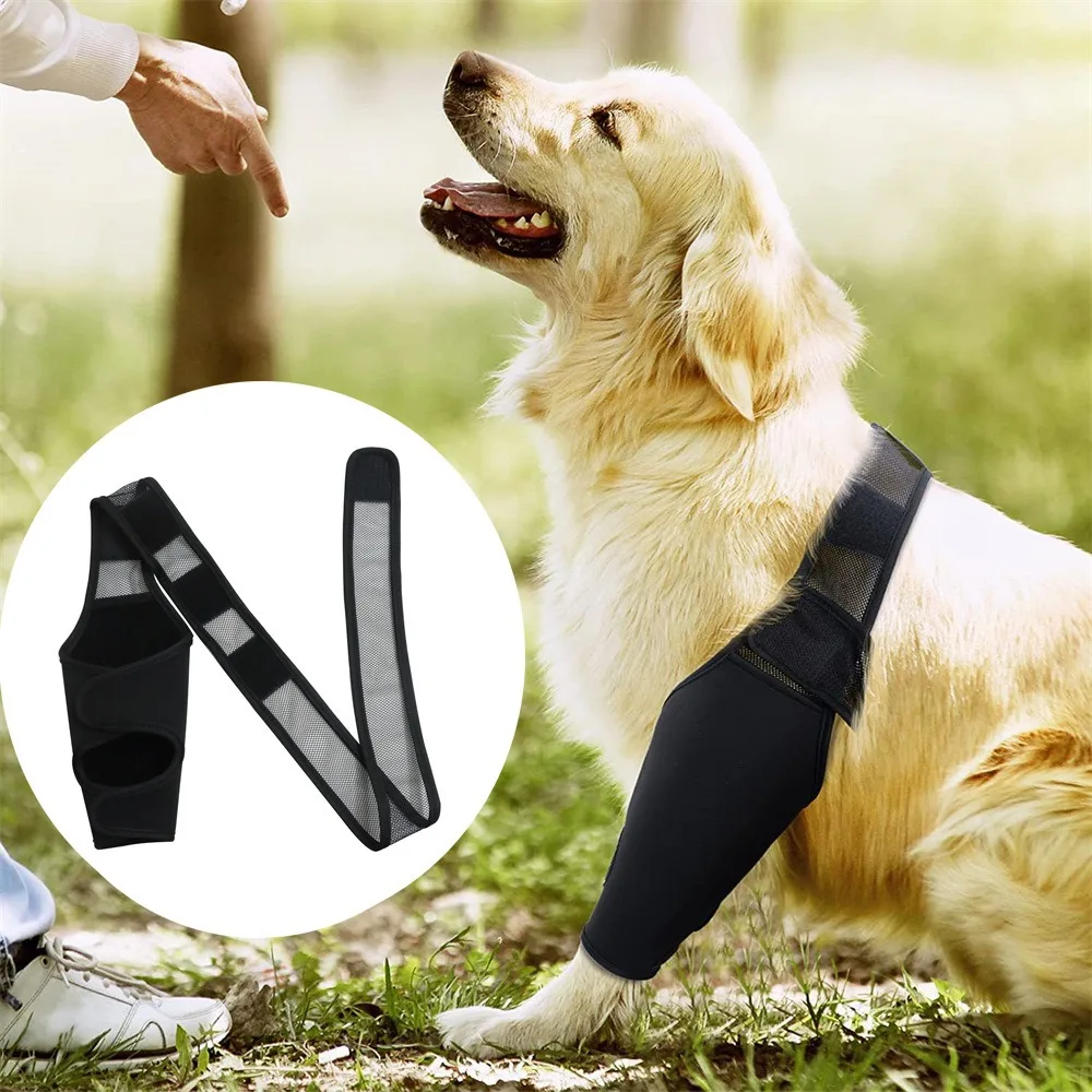 Dog Front Leg Brace, Breathable Mesh Foreleg Support Sleeve,Adjustable Pet Brace for Sprain Arthritis Recovery Medium Large Dogs