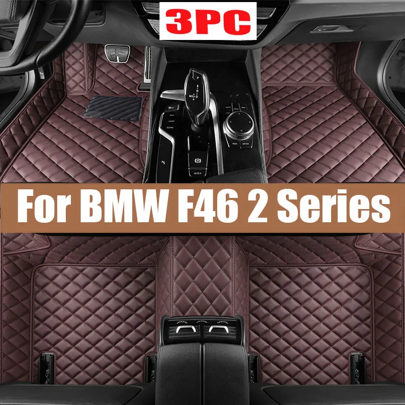 

Artificial Leather Custom Car Floor Mats for BMW F46 2 Series Gran Tourer 2014-2019 Year Interior Details Car Accessories Carpet