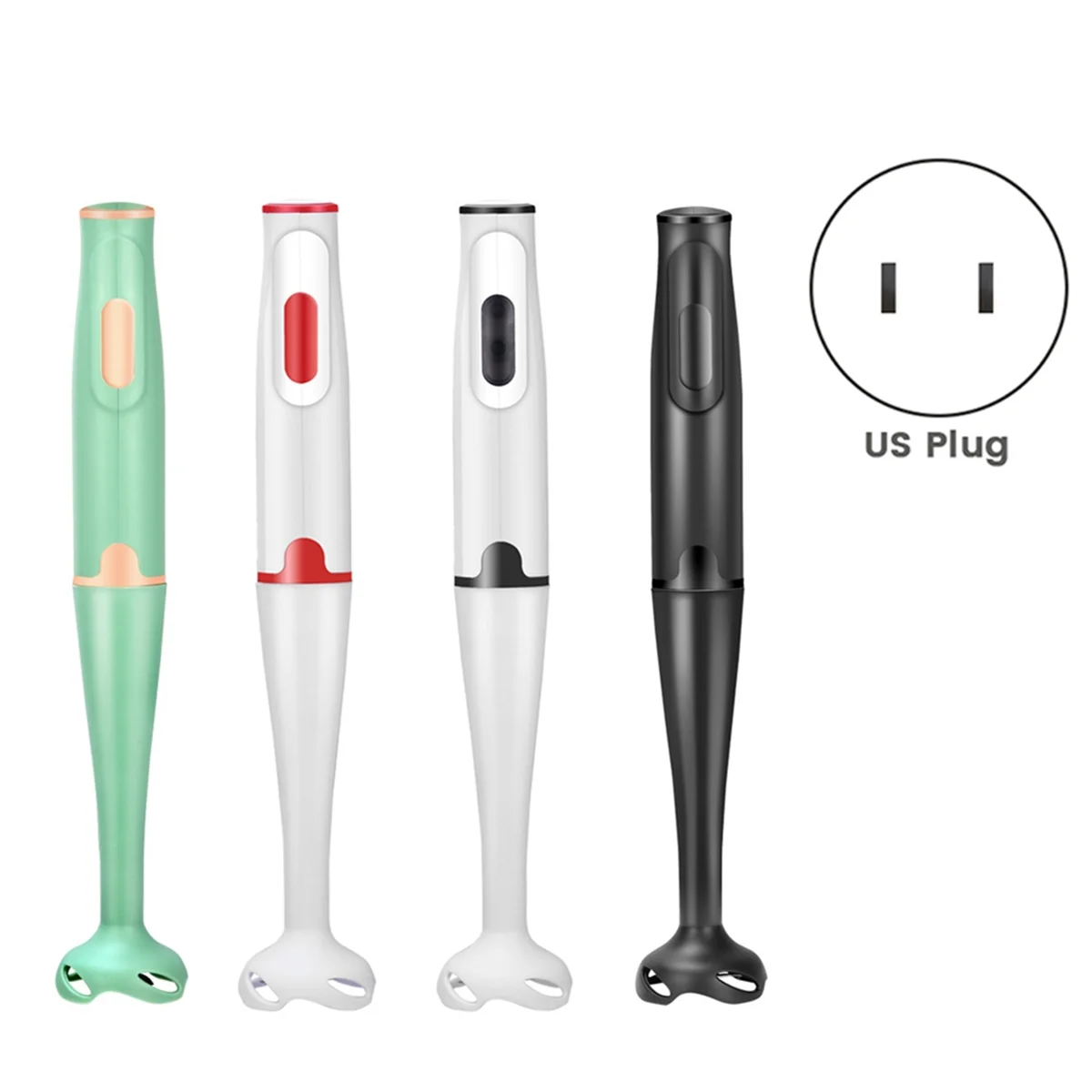 Hand Blender Kitchen Food Vegetable Grinder Food Mixer Purees Smoothies Shakes Sauces Soups Sage US Plug