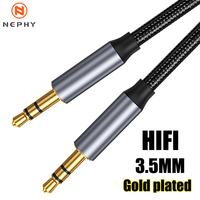 3.5mm To 3.5 mm TRS 3Pole Aux Cable For Phone Headphone Headset Car Music HIFI Stereo Sound Audio Connector 0.5m 1.5m 1m 2m Long