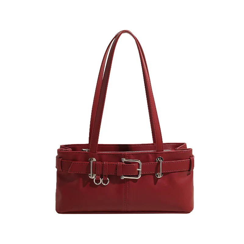 

Винтажная сумка подмышки из искусственной кожи, однотонные сумки подмышки, сумка через плечо, женская сумка через плечо, женские сумки и кошельки, большая сумка