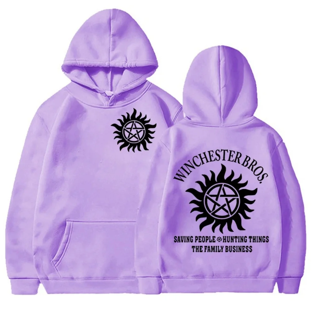 2026 Neue Jugendmode Supernatural Hoodie Punk-Stil Trendiger Bedruckter Pullover Retro Streetwear Oberteil – Detail 12