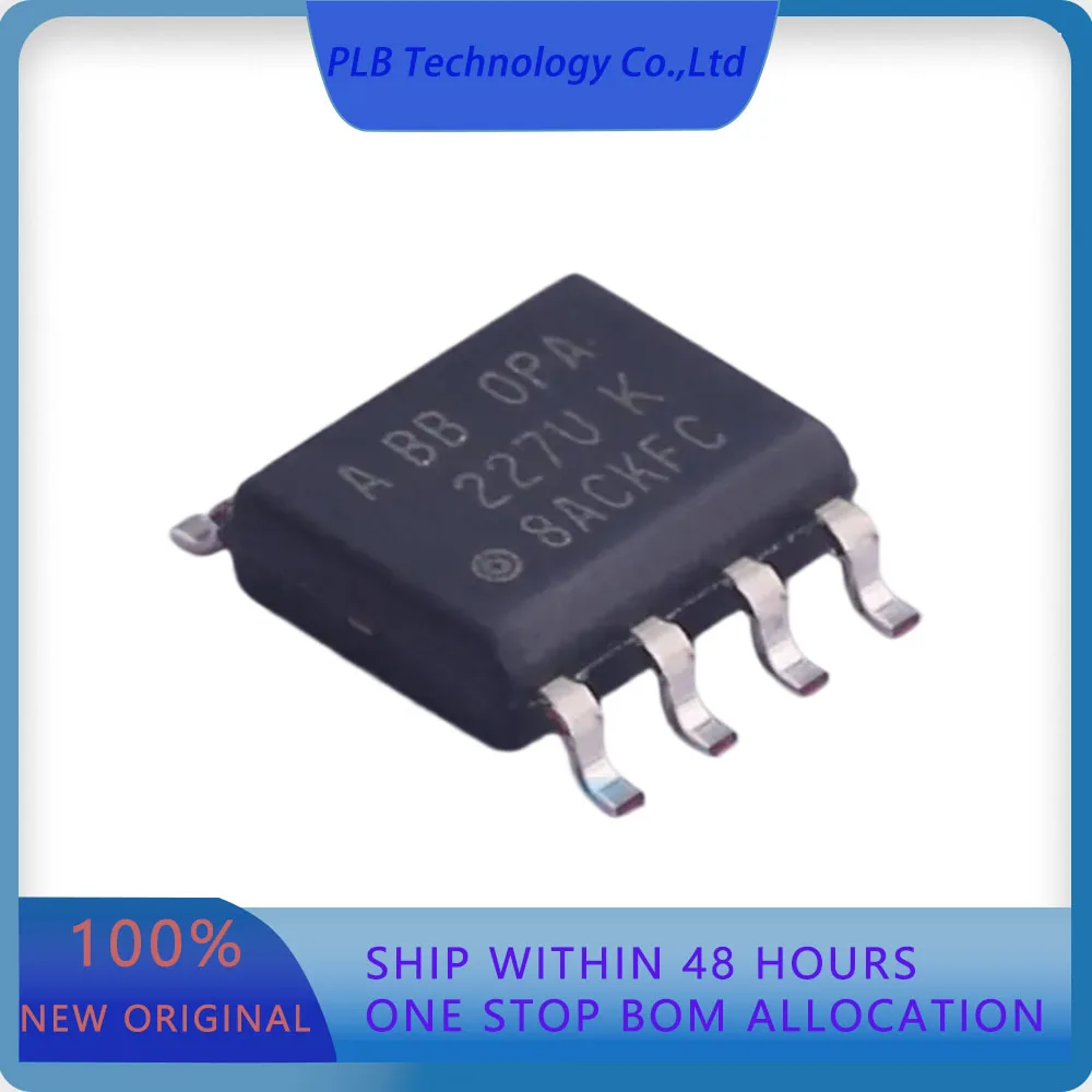 5PCS/LOT OPA227UA/2K5 OPA227  75uV 10nA 2.3V/us 8MHz 1.0 SOIC-8 Precision Op Amps Original Stock