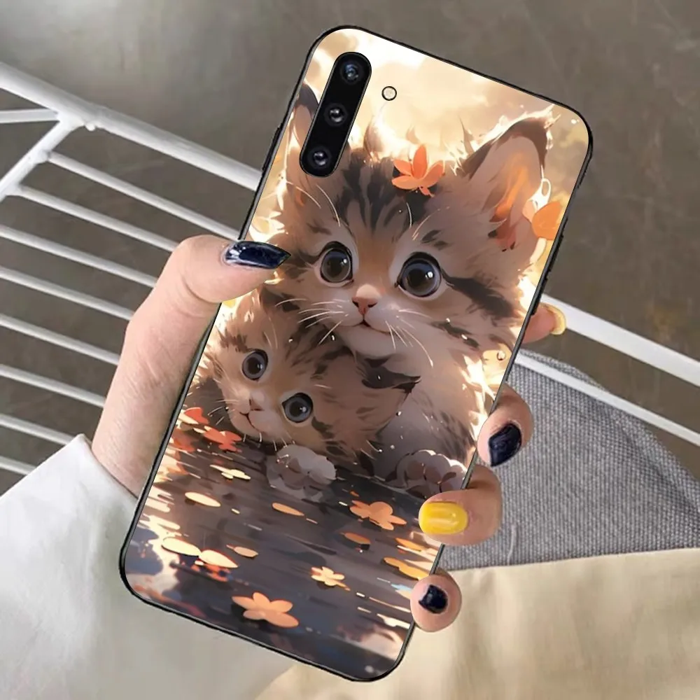 Autumn cat Phone Case For Redmi Note 4 X 5 A 6 7 8 T 9 9S 10 11 11S 11Epro Poco M3 pro