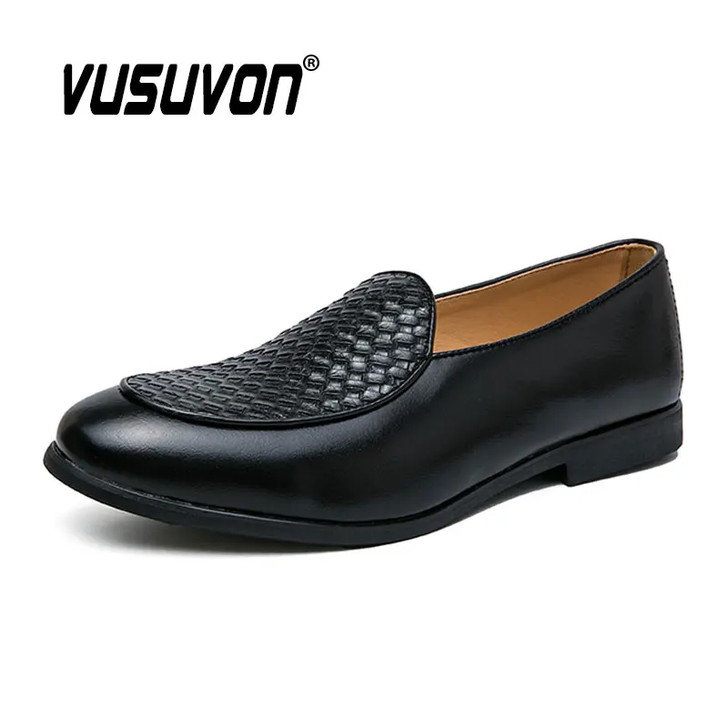 2024 Fashion Men Loafers Split Leather 38-46 Size Breathable Black Shoes Soft Outdoor Casual Boys Summer Mules Dress Flats