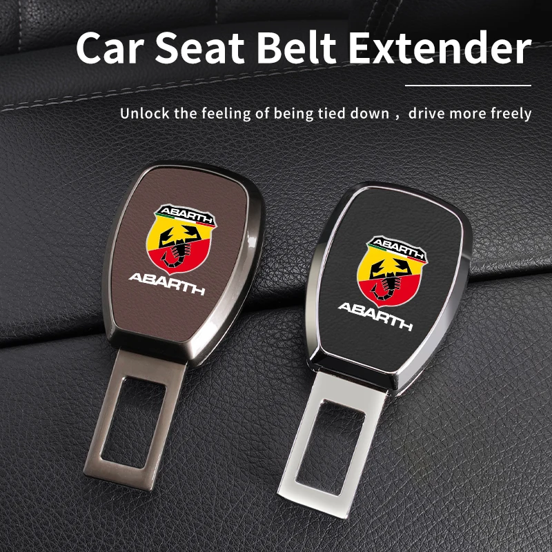 Extensor de Cinturón de Seguridad para Auto, Clip Metálico de Bloqueo de Cinturón de Seguridad, Accesorios para Fiat Abarth Grande Punto Tipo Stilo Ducato Palio 500x B