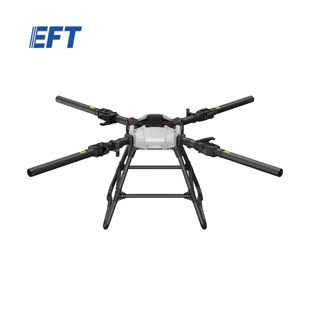 منصة طائرة بدون طيار EFT X2300 ذات الرفع الثقيل، إطار معدني ببطارية مزدوجة ثابتة للطيران #2