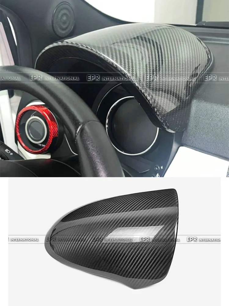 【LHD Model】For Fiat Abarth 595 695 2017 - 2024 Instrument Panel Cover | Perfect Fit Auto Interior Accessory