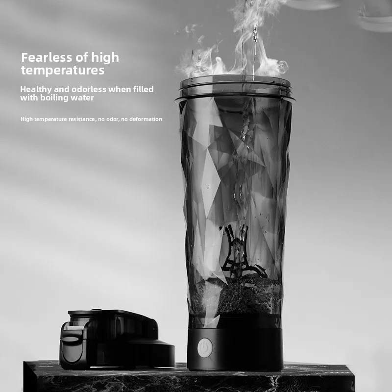 Electric stirring bottle, large-capacity multi-functional shaker cup, convenient coffee milkshake cup