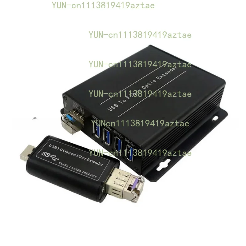 1 Pair USB3.0 Fiber Optic Extender LC Port Single Multi Mode Single Dual Fiber Transceiver