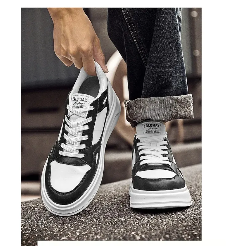 

Elevator Height Increase Shoes Sneakers Shoes Sports Casual Invisible Inner Heightening White Shoes Fashion Comfortable