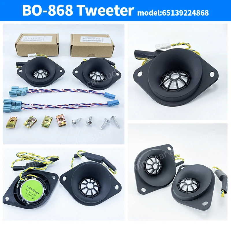 Car Center Dashboard Speaker Tweeter For BMW E90 E91 E60 E61 F10 F11 F90 F07 F06 F12 F13 G20 G30 F15 F16 F85 F86 Rear Surround
