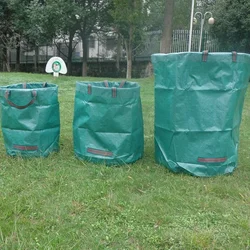 Borsa per la conservazione delle foglie da giardino borsa per la raccolta delle foglie secchio per foglie da giardino verde attrezzi per il giardinaggio del parco